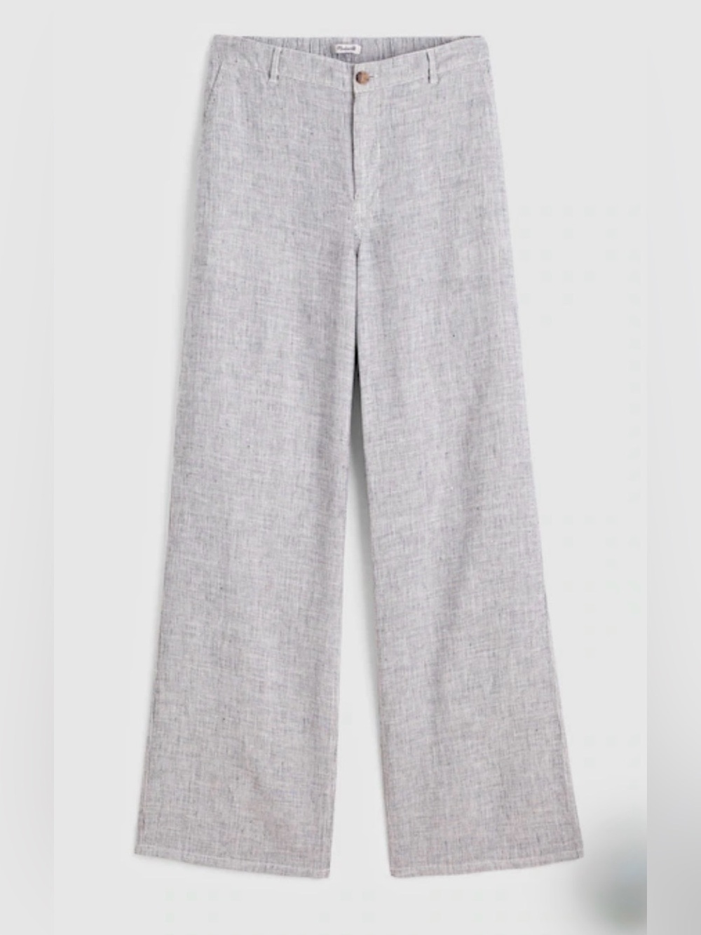 Madewell.Relaxed Straight Pant 100% Linen. Airy and trendy. NWT. 00.